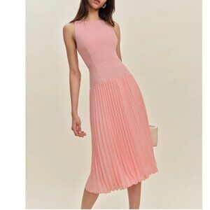 Reformation Andi Dress Pink - Size 2